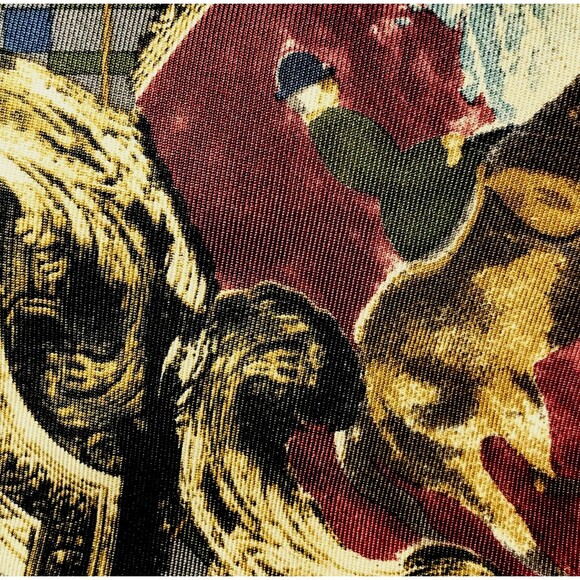 Rooster Vintage Polo Horse Tie West End Collection USA Equestrian Antique Frame - Picture 4 of 8